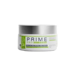 Máscara de Reparação Capilar Prime Pro Extreme Volume Redutor 3 Bio Tanix 80g em embalagem branca com tampa prata.